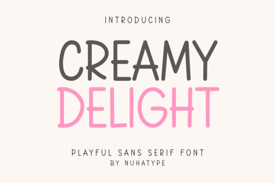 Creamy Delight Font